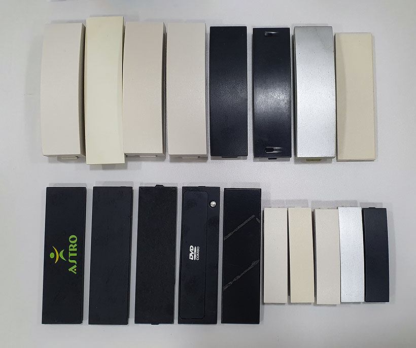 Tampas modelos antigos para baia externa 5.25 e 2.5 de gabinente