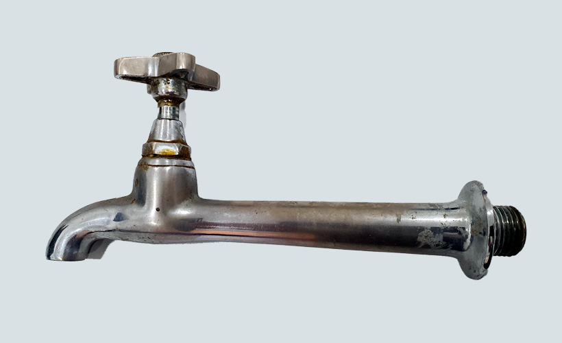 Torneira Longa Cozinha Tanque Cromada Abs 12cm