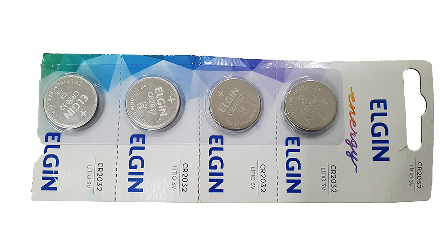 Bateria Pilha Elgin Cr2032 – Hp12c Placa Mãe – 01 unidade