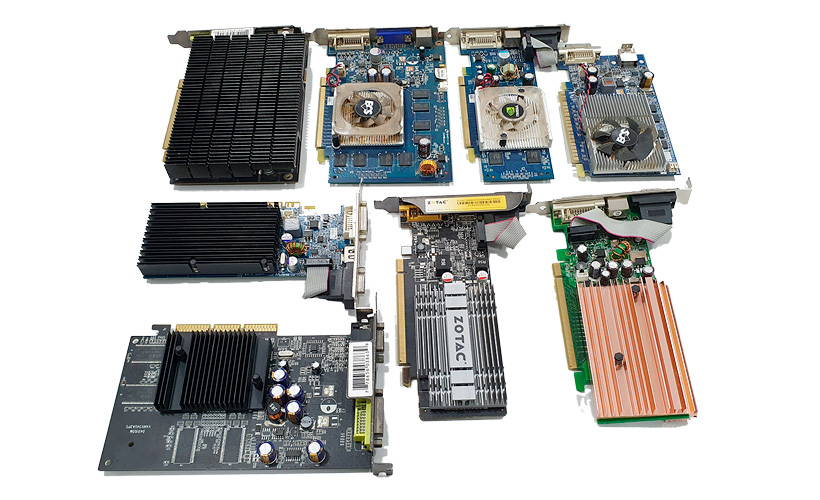 Placas de vídeos modelos antigos