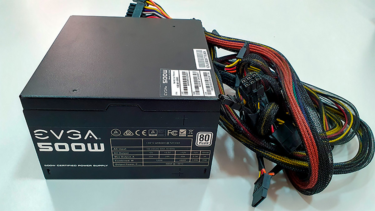 Fonte Evga 500w 80 Plus White 100-w1-0500-kr