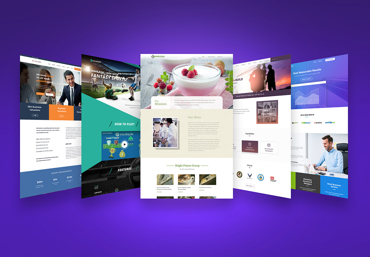 Serviços de Web design, criação de sites e e-commerce