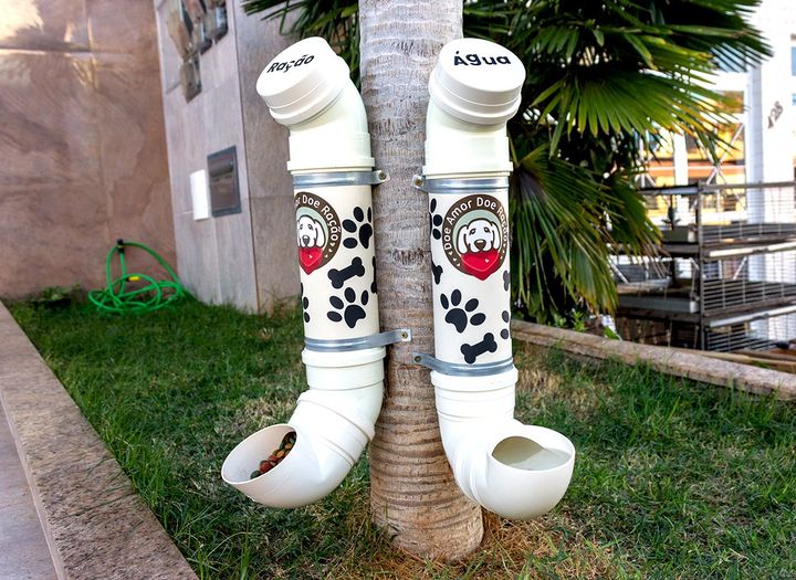 Doação de um kit de Bebedouro e Comedouro para cães