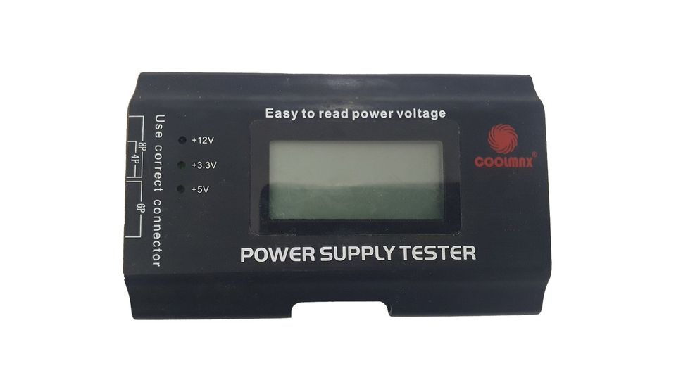 Testador De Fonte Atx PC Computador Digital Lcd Sata Ide Tester Supply Pro