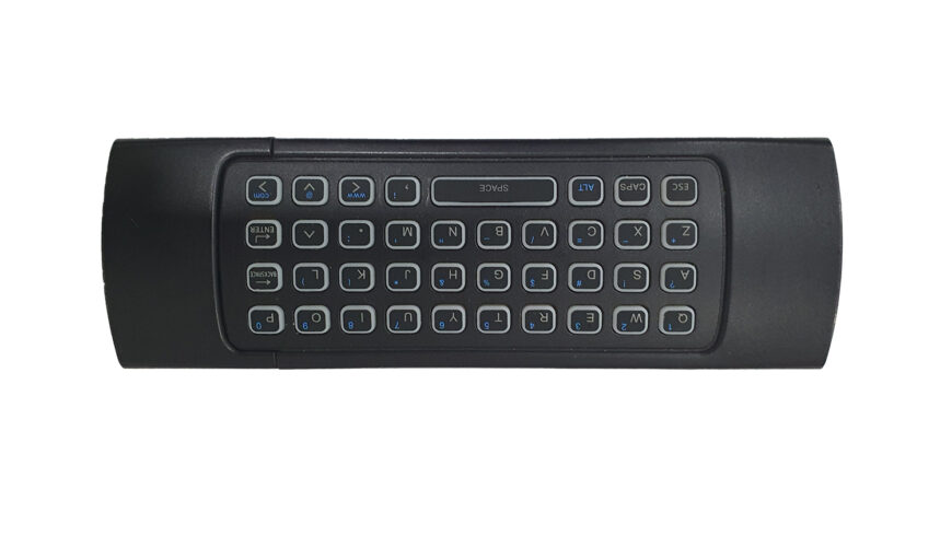 Controle Remoto MX3-L Mic Air Mouse Inteligente Voz 2.4G RF Para Android TV Box