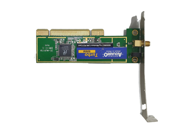 Placa Pci Wireless Wi-fi Pc Turbo 2,4g Pci-2418