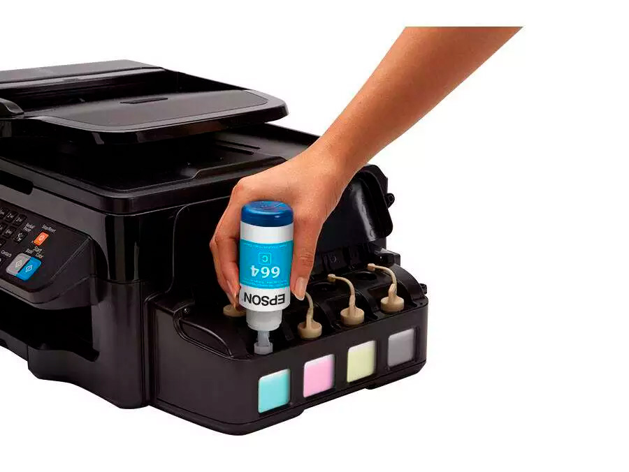 Impressora Multifuncional Epson EcoTank L575 Tanque de Tinta – Colorida LCD 2,2 – Wi-Fi