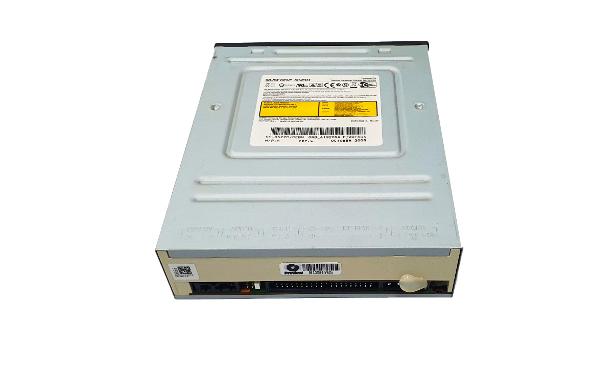 Drive Leitor de CD/DVD Samsung CD-RW 52X (SH-R522) IDE – Preto