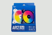 Cooler argb com dissipador de calor rgb para pc, 120mm, sincronização aura, porta sata, 12cm