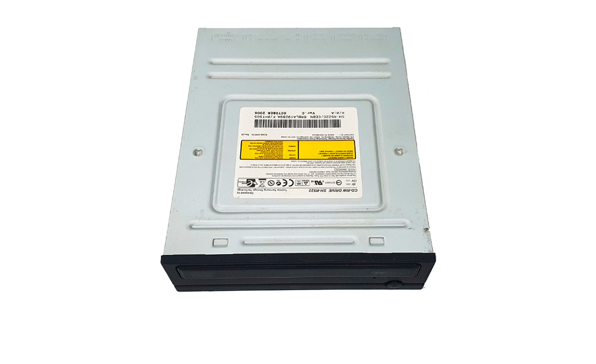 Drive Leitor de CD/DVD Samsung CD-RW 52X (SH-R522) IDE – Preto