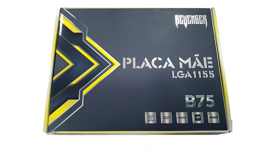 Placa Mãe Gamer Lga 1155 B75 Ddr3 M2 Nvme I3,i5,i7