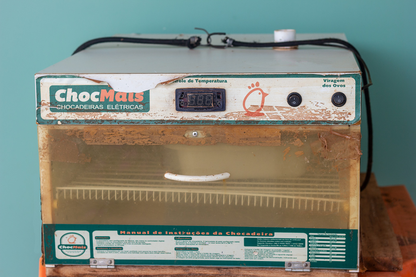 Chocadeira Elétrica ChocMais112 À 120 Ovos Bivolt (usada)