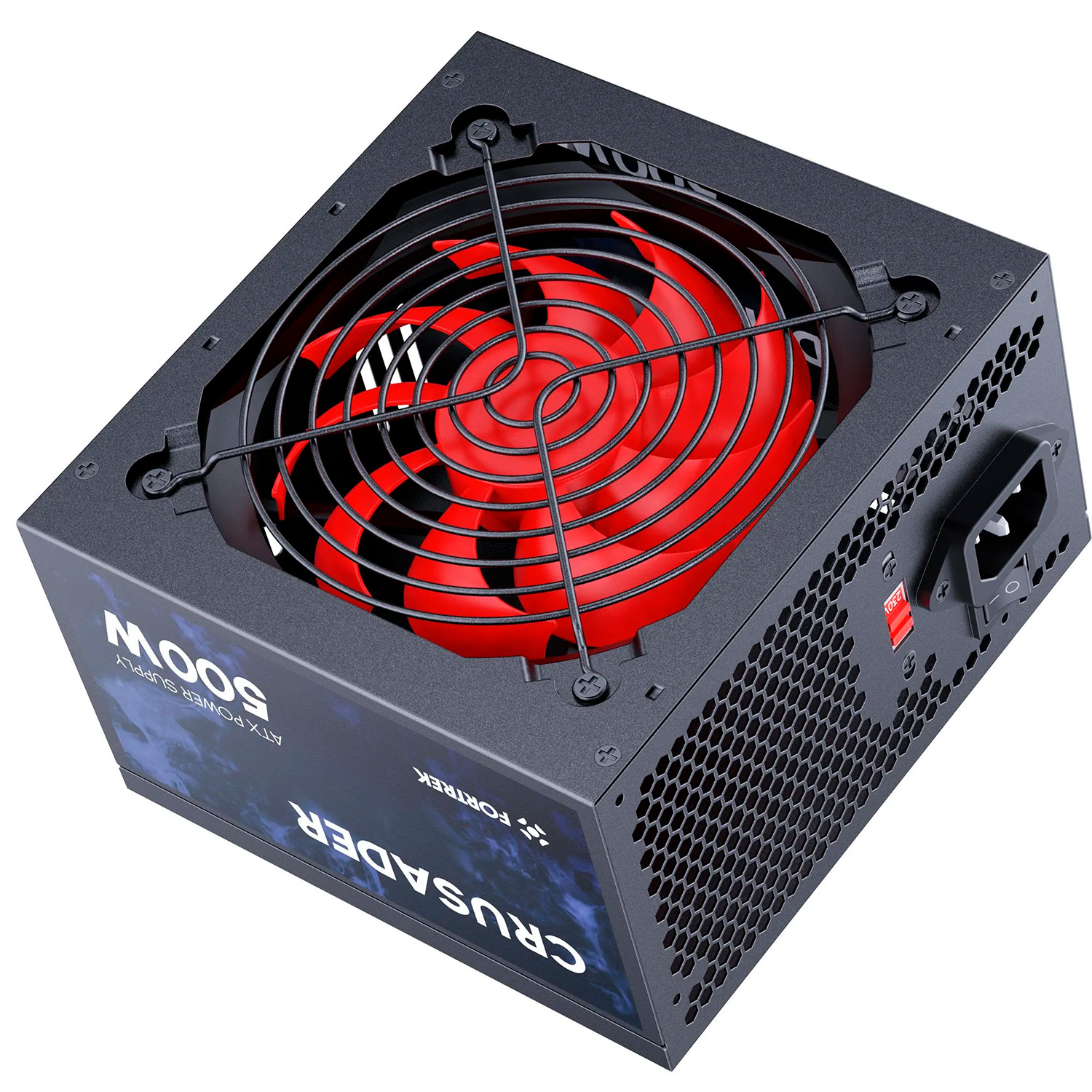 Fonte Gamer ATX 500W Crusader Preta Fortrek