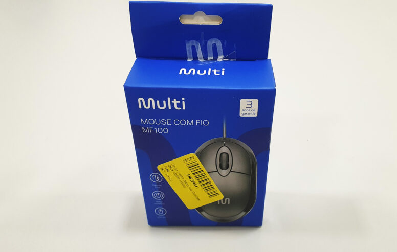 Mouse Multilaser Com fio Classic Box MO300 Preto